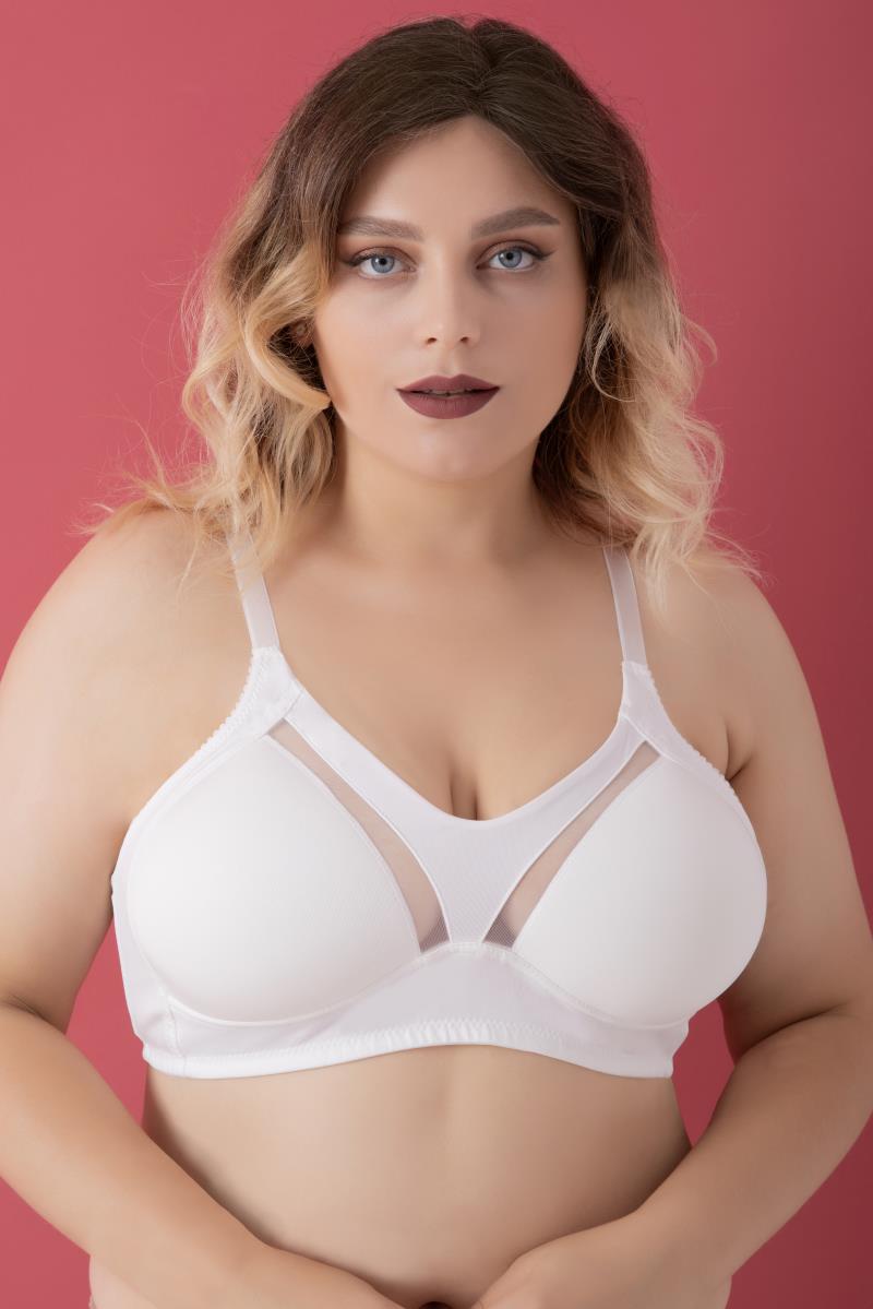 Missvera Balensiz Tül Detaylı C-Cup Sütyen
